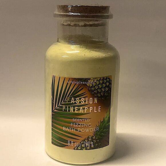 Simple Pleasures Scented Fizzing Bath Powder in Passion Pineapple! - Picture 4 of 4